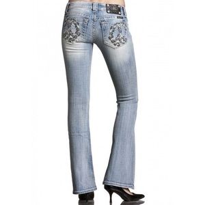 Miss Me Jeans Peace Sign JP5356F2 Size 25